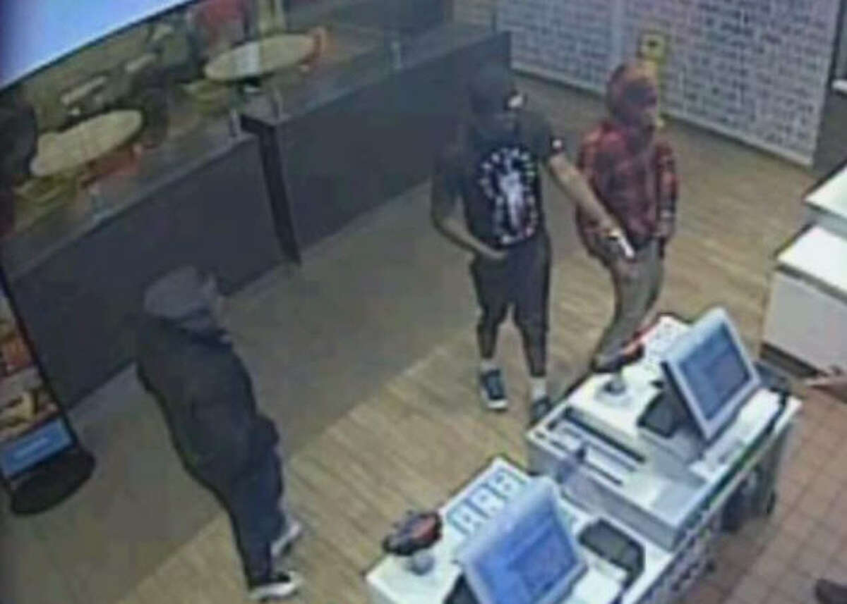 Houston fast-food robbery caught on tape