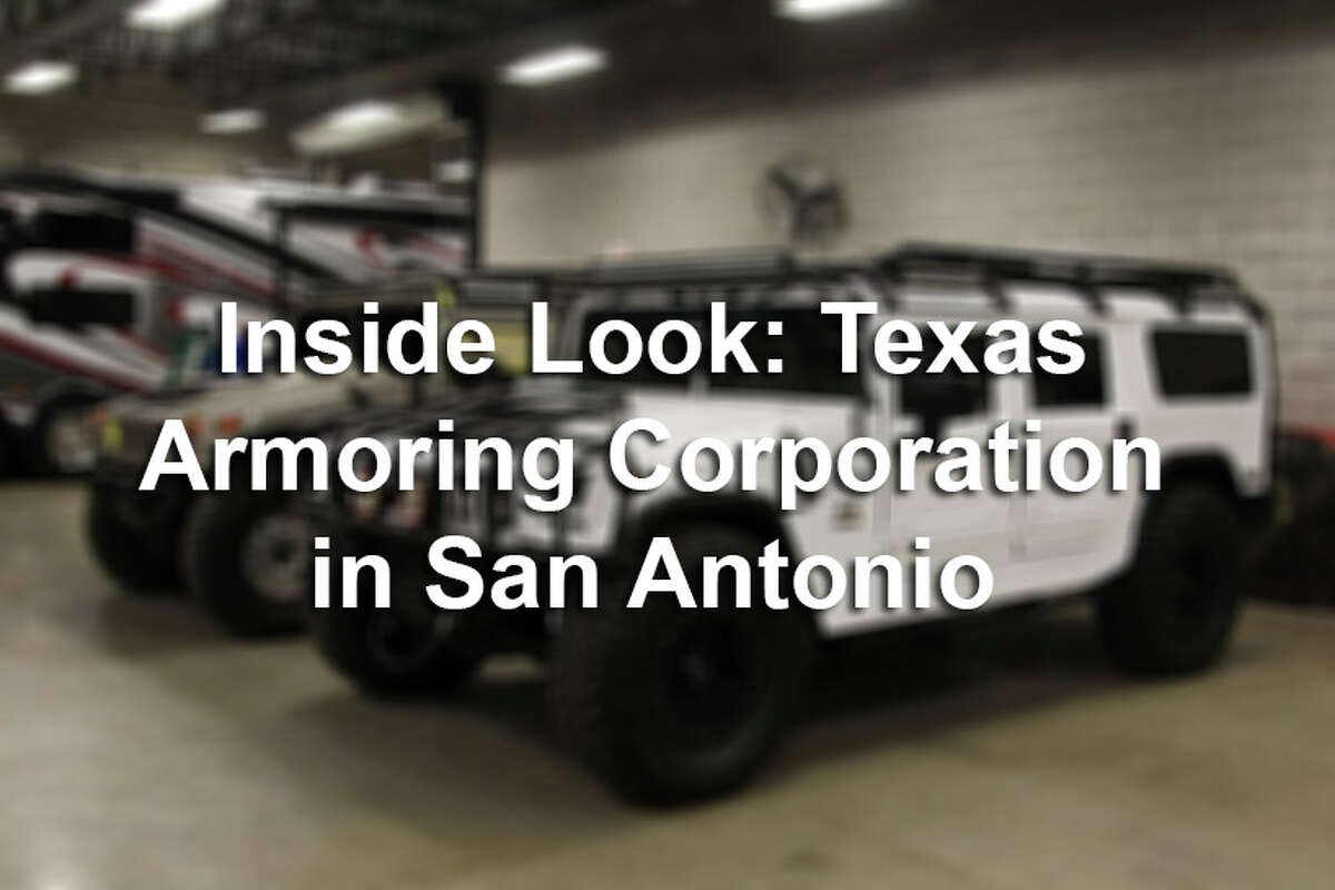 Click through the gallery for an inside look at Texas Armoring Corporation, which specializes in providing bulletproof glass and armor made of ballistic steel for numerous car models.