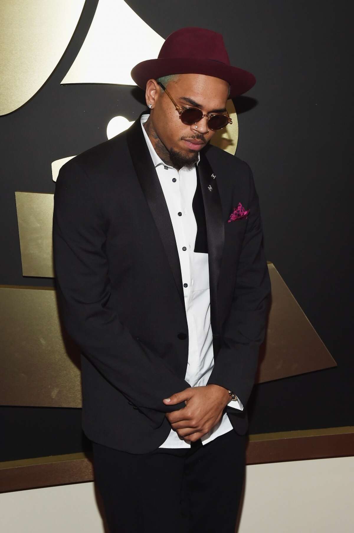 Recording Artist Chris Brown attends The 57th Annual GRAMMY Awards at the STAPLES Center on February 8, 2015 in Los Angeles, California.