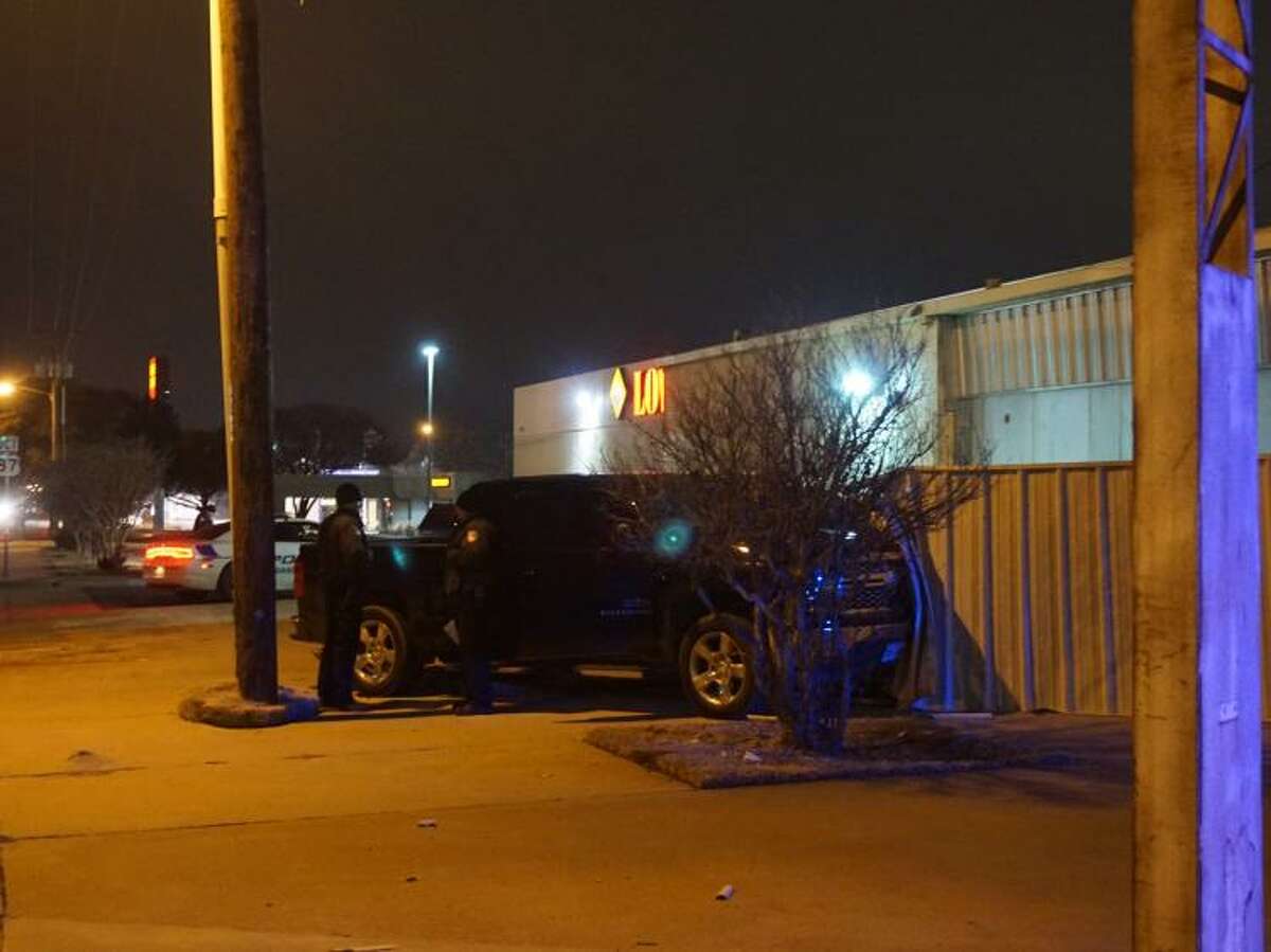 A sleepy Whataburger patron in San Angelo fell asleep in the restaurant's drive-thru lane, crashed into nearby store.