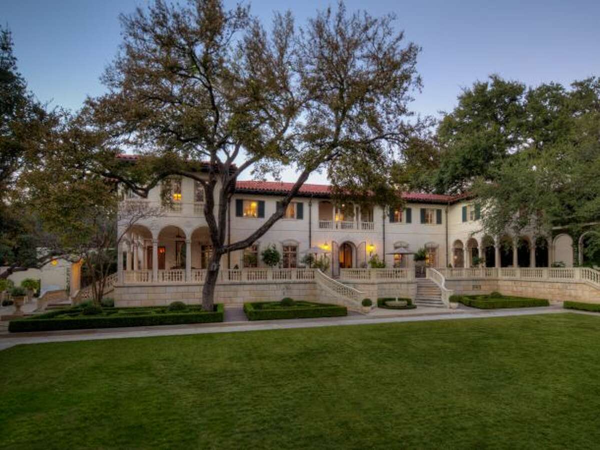 The Malcolm and Margaret Badger Reed Estate, nestled close to downtown Austin, was built in 1929 and is valued at $19.5 million. The three-story house sits on five acres and contains eight bedrooms, nine full bathrooms and six half bathrooms.