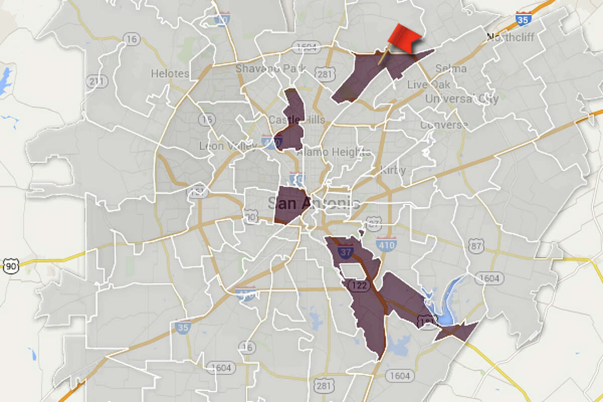 Map: Where the most women live in San Antonio