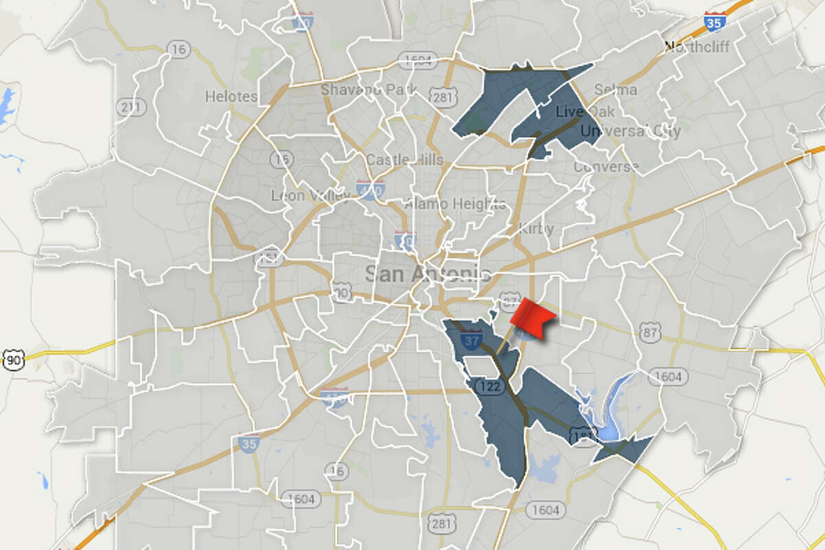 Map: Where the most men live in San Antonio