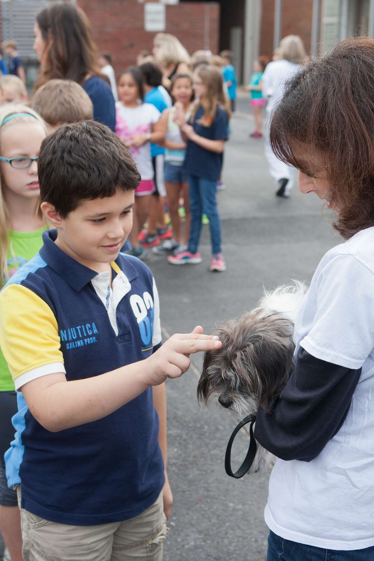 Rummel Creek pupils learn from rescue dogs