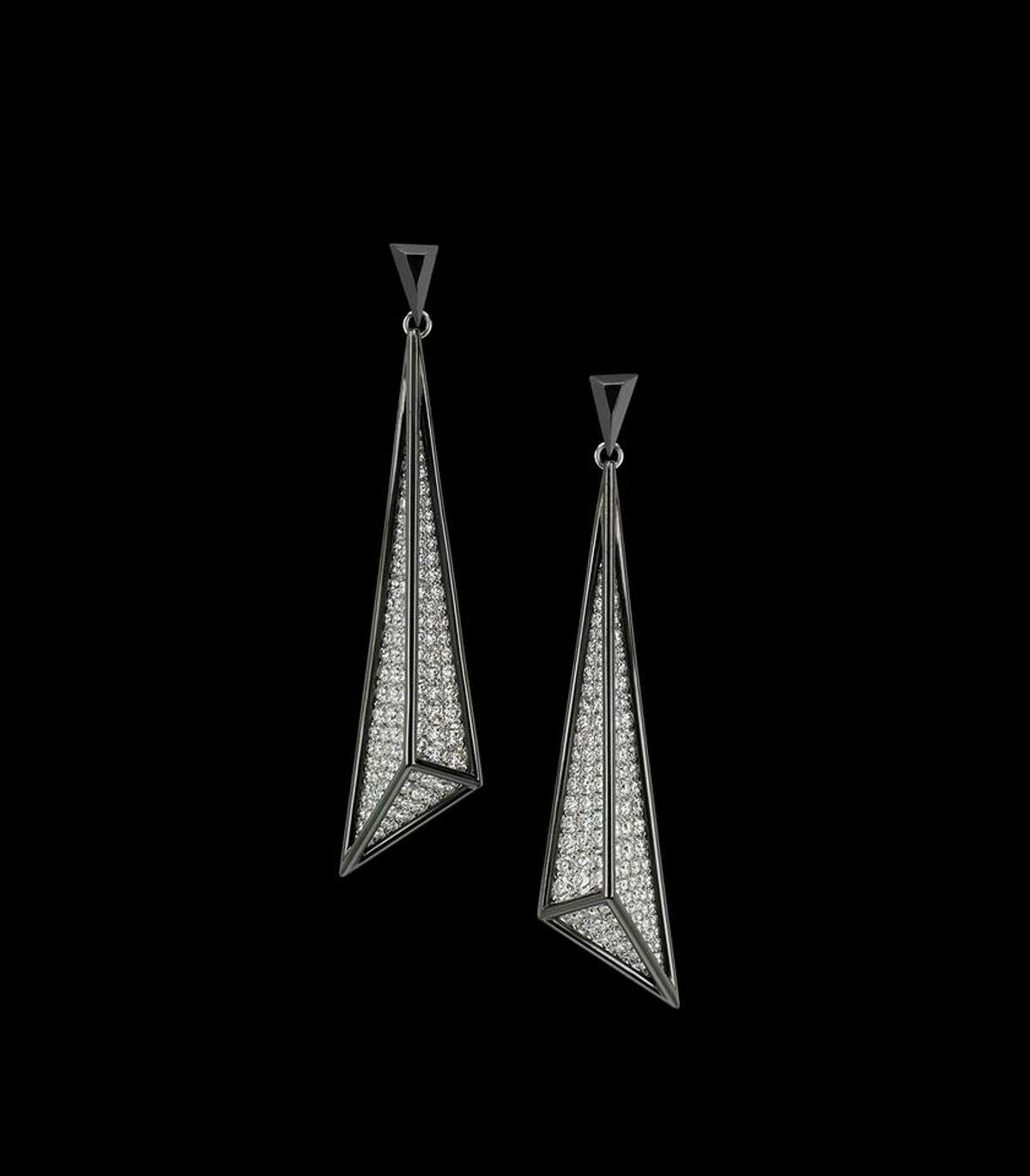 Zoltan David 3.75 carat diamond earrings.