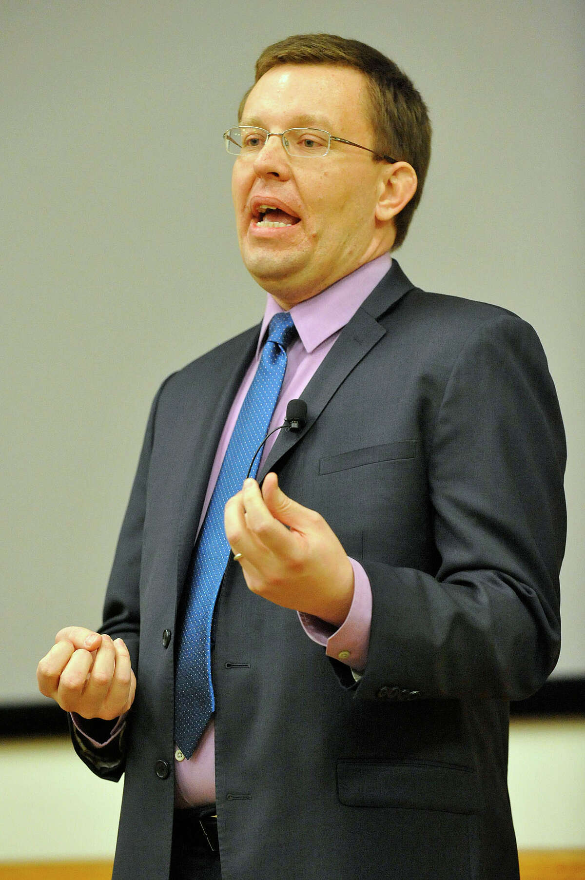 GivingTuesday founder Timms speaks in Stamford