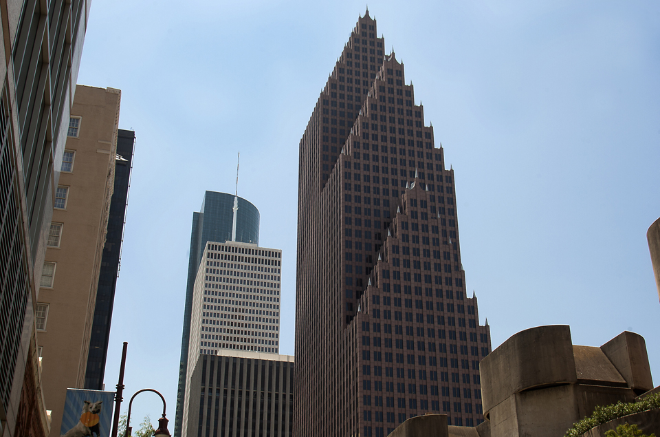 What Houston's tallest skyscrapers are named after