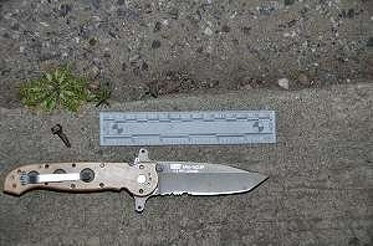 Police say Phillip Watkins held this knife when they fatally shot him in San Jose.