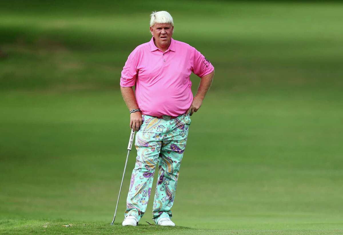 HONOLULU, HI - JANUARY 16: John Daly stands on the 15th hole during the second round of the Sony Open In Hawaii at Waialae Country Club on January 16, 2015 in Honolulu, Hawaii. (Photo by Andy Lyons/Getty Images) ORG XMIT: 520090591