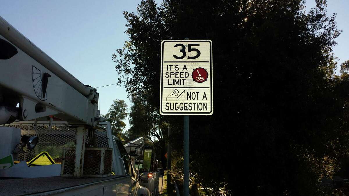 In late January, the city of Hayward debuted several unconventional traffic signs along Hayward Boulevard.