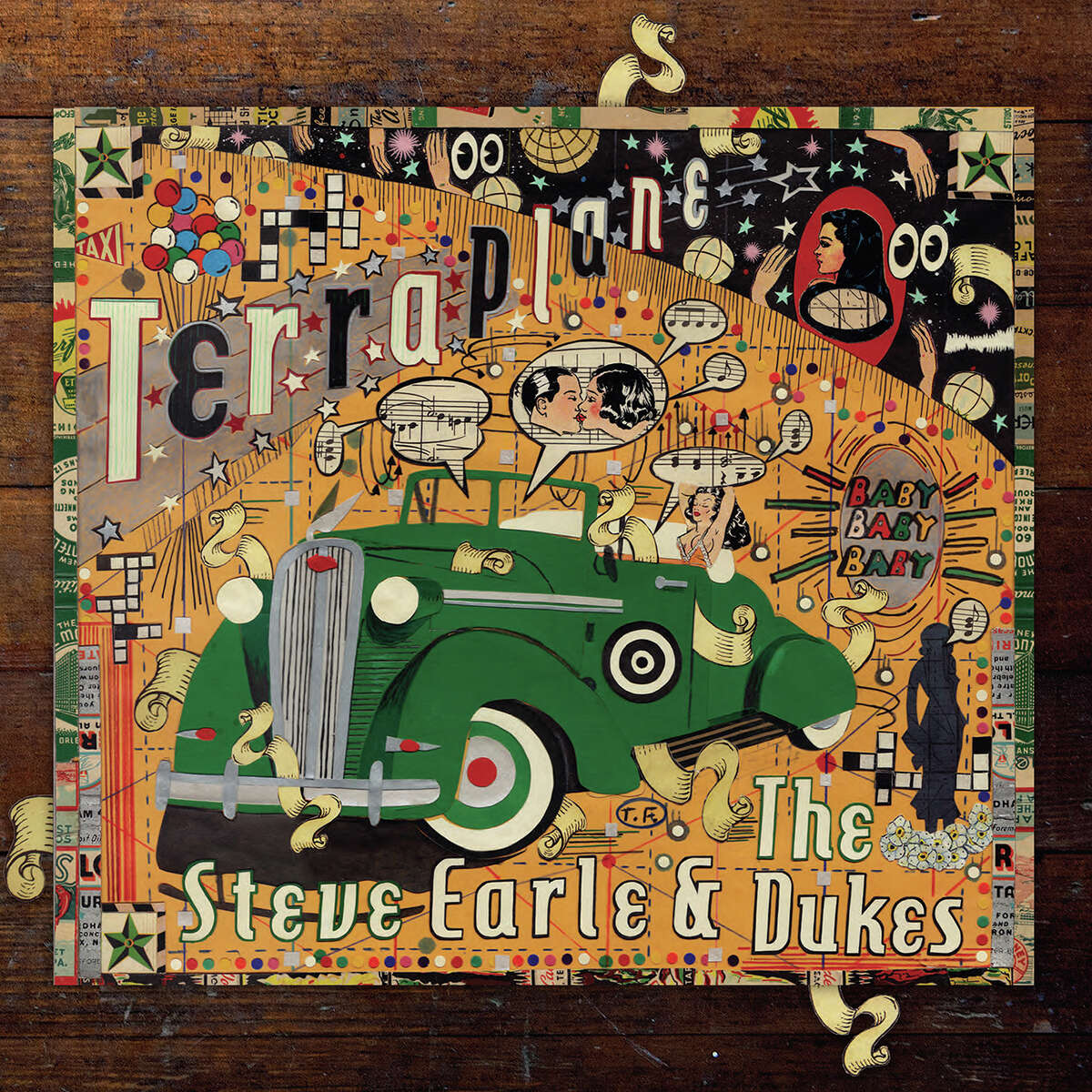 Album cover for Terraplane, a recording by Steve Earle