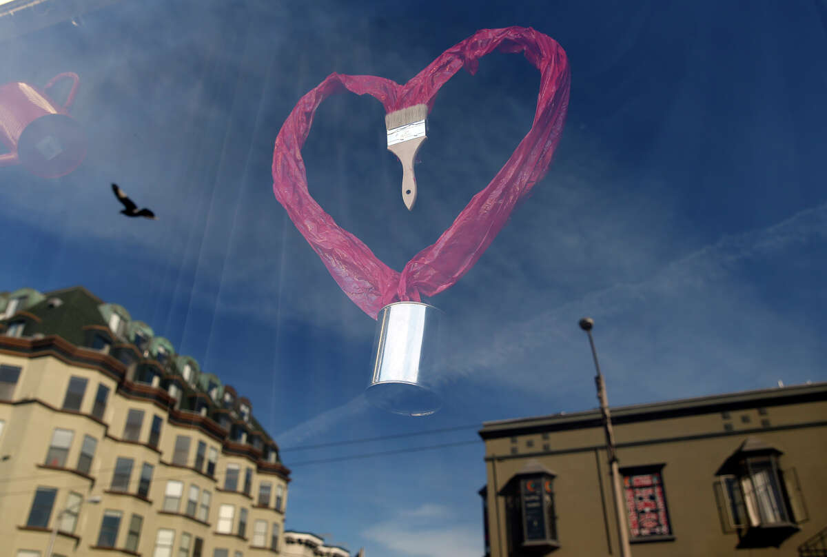 Hardware stores hammer out creative Valentine’s Day displays