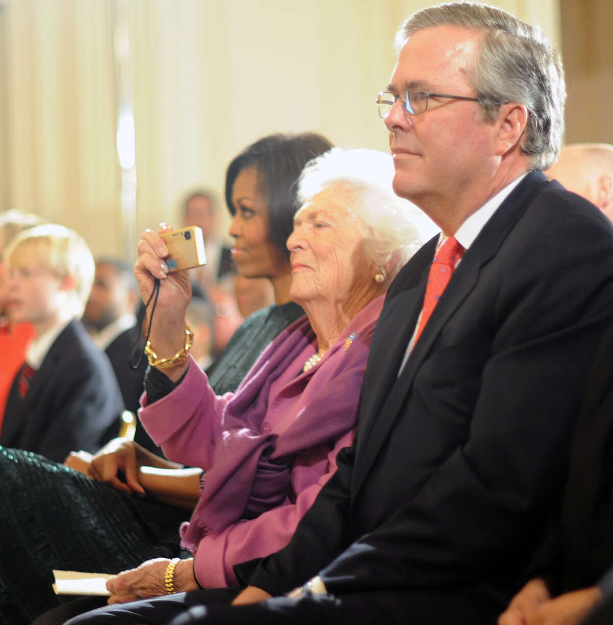 “We’ve had enough Bushes,” Barbara Bush shot back when asked in 2013 about son Jeb Bush running in 2016.
