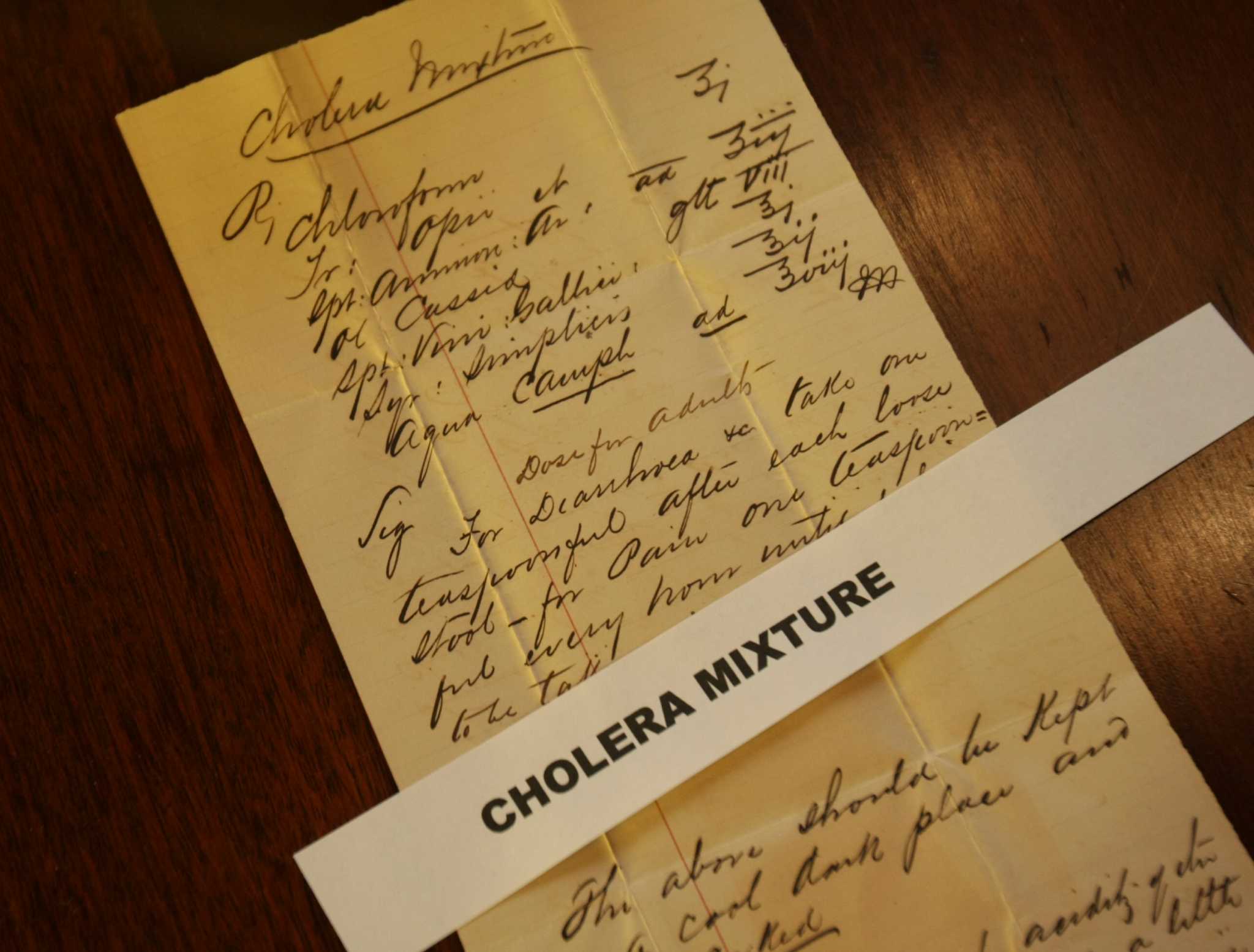 cholera symptoms 1800s