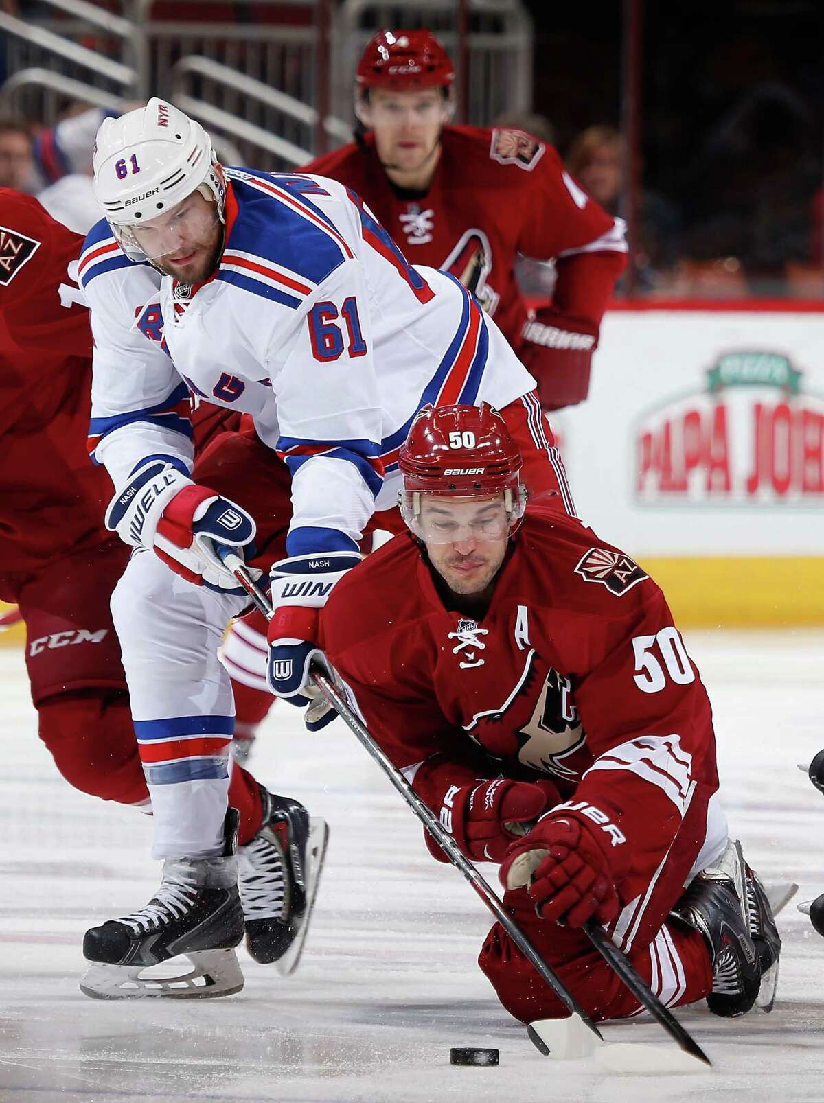 NEW YORK RANGERS NHL HOCKEY 8 X 10 PHOTO-RICK NASH #61