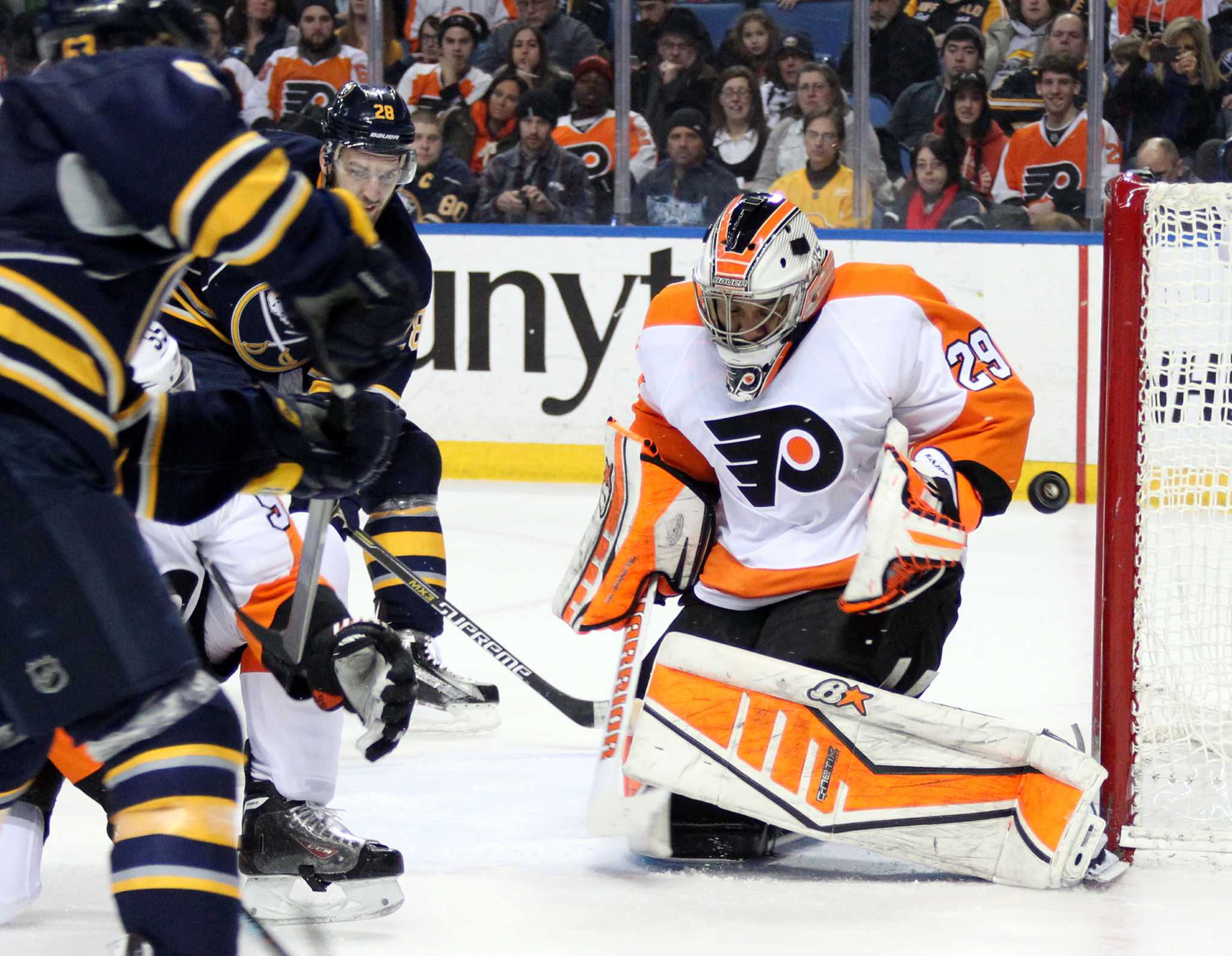 Sabres have goal called back vs. Maple Leafs, handed high-sticking