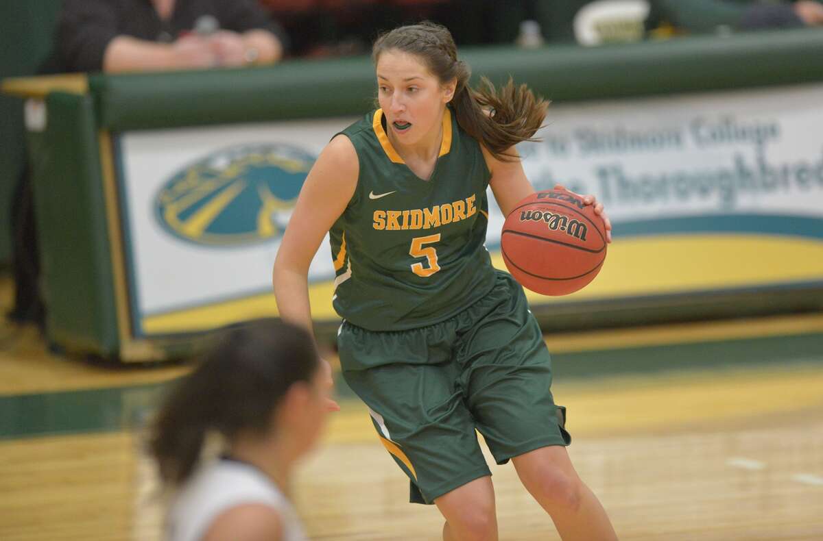 Averill Park High School graduate Kelly Donnelly of the Skidmore College women's basketball team. (Skidmore College sports information)