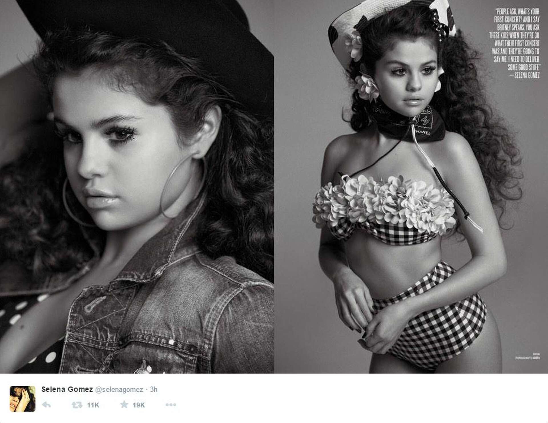 Selena Gomez goes topless in new photo shoot