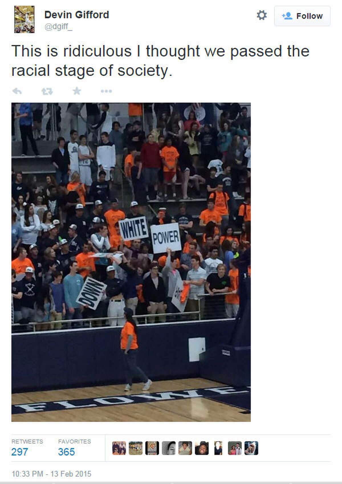 Racist sign at Dallasarea basketball game sparks outrage
