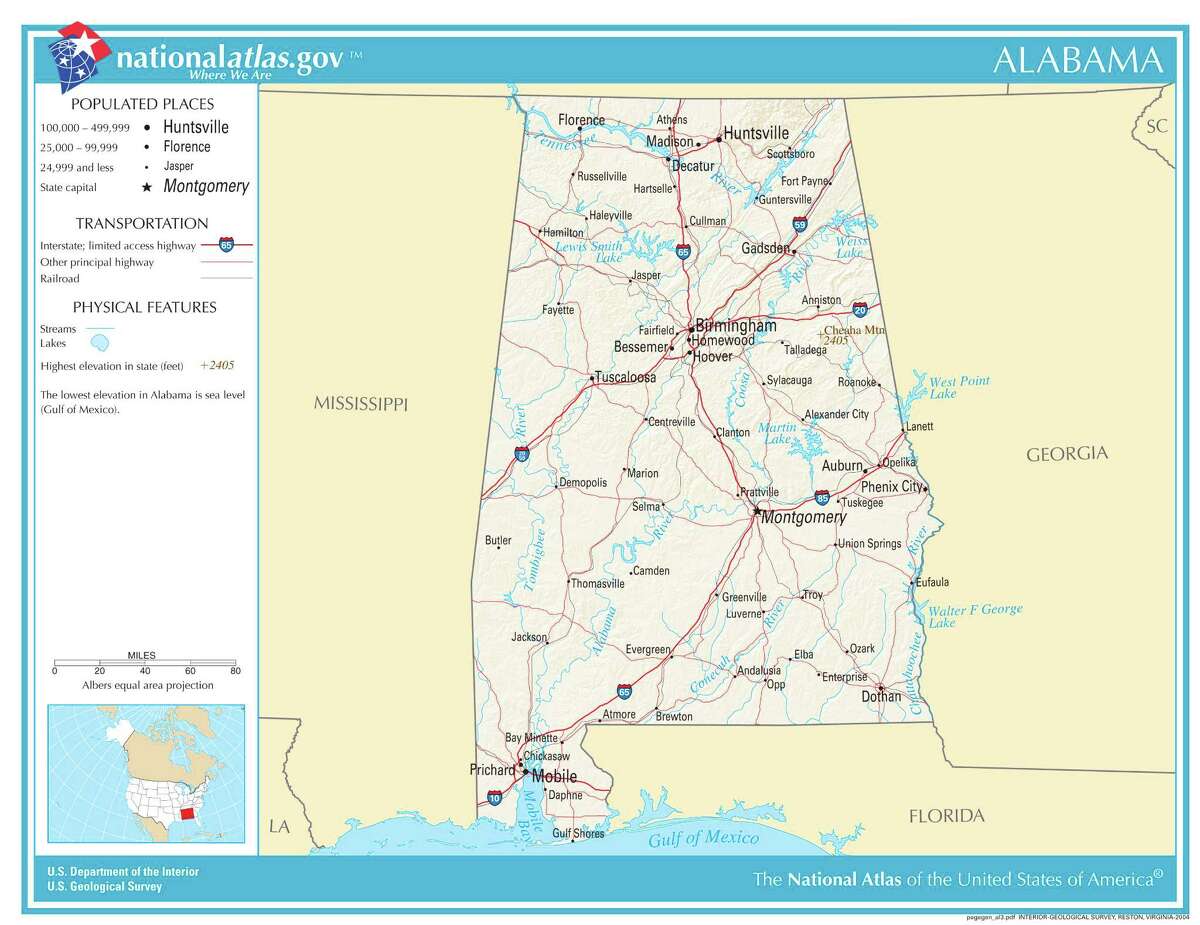 Alabama Wealthiest city: Mountain Brook Wealthiest city's median income: $135,833 According to Business Insider Map from U.S. Geological Survey