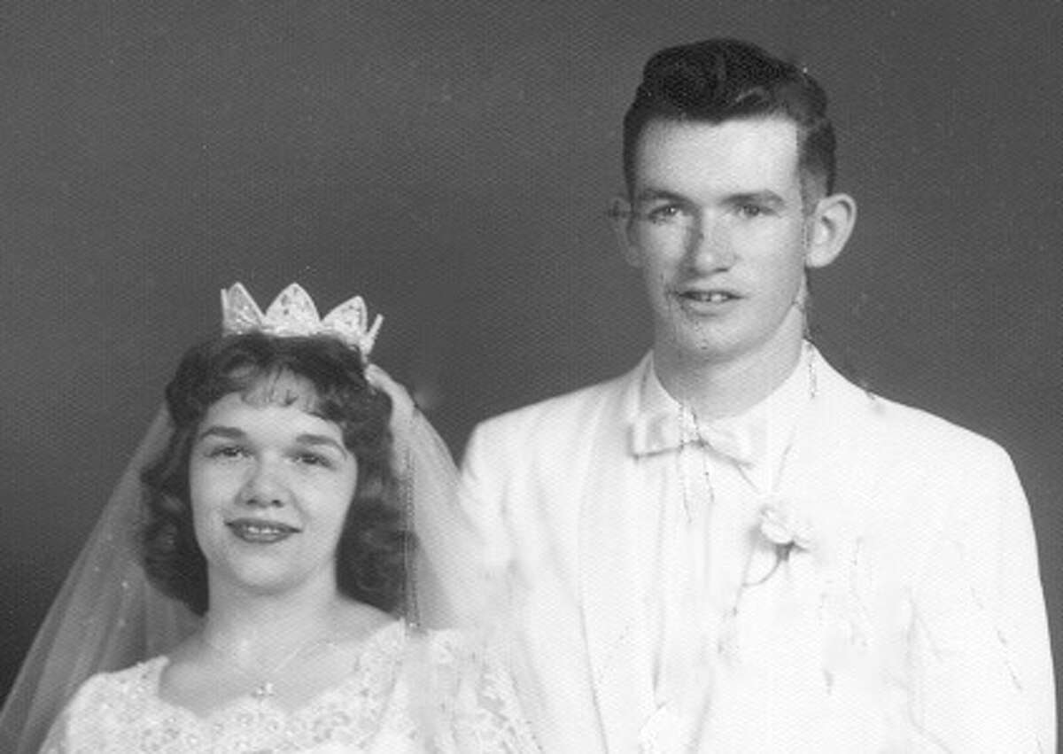 Mom and Dad: Judith Marie Siedlecki and Gerald David McMurray, July 1961.