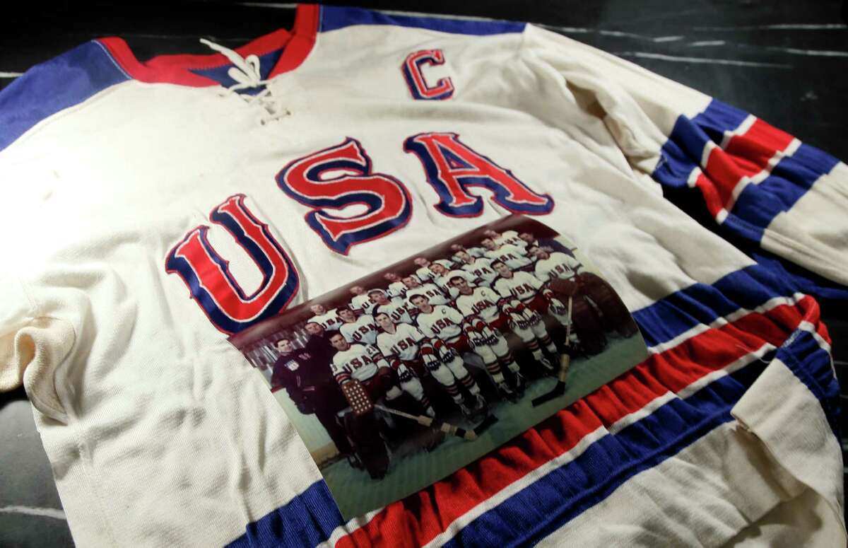 Team USA 1980 Miracle on Ice Hockey Jersey Dark
