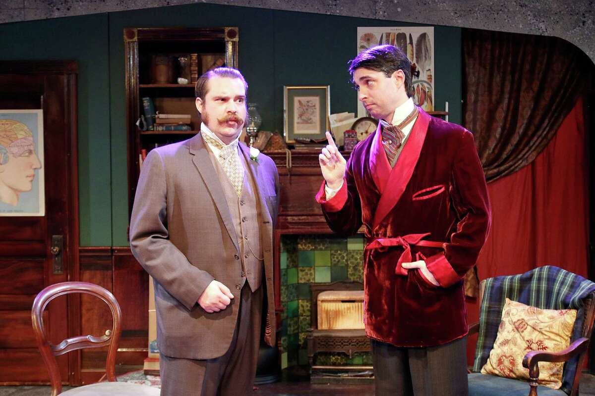 Andrew J. Love, left, and ﻿John Johnston star in ﻿Classical Theatre Company's "The Speckled Band: An Adventure of Sherlock Holmes."