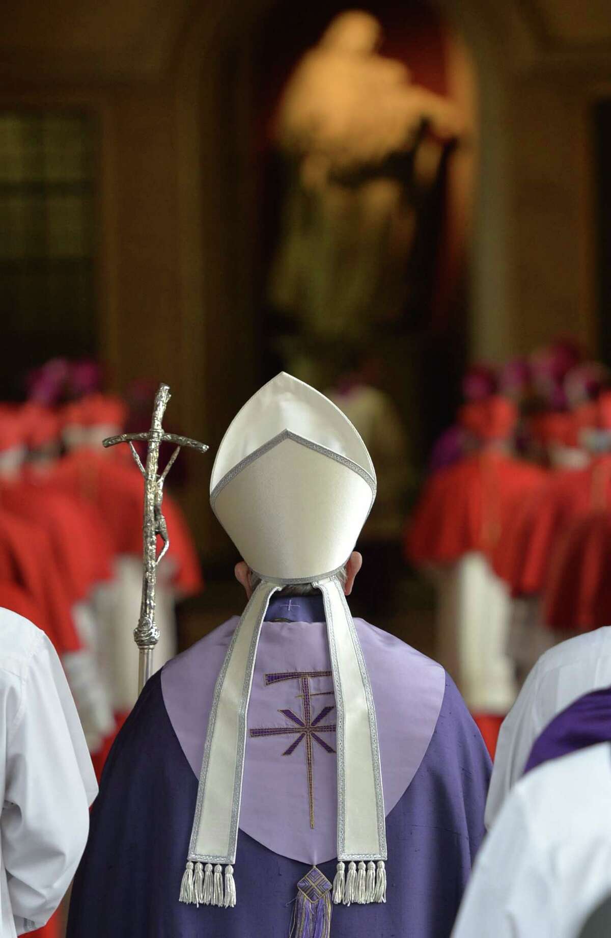 Pope Francis arrives at St. Sabina’s Basilica in Rome to lead the Ash Wednesday Mass.
