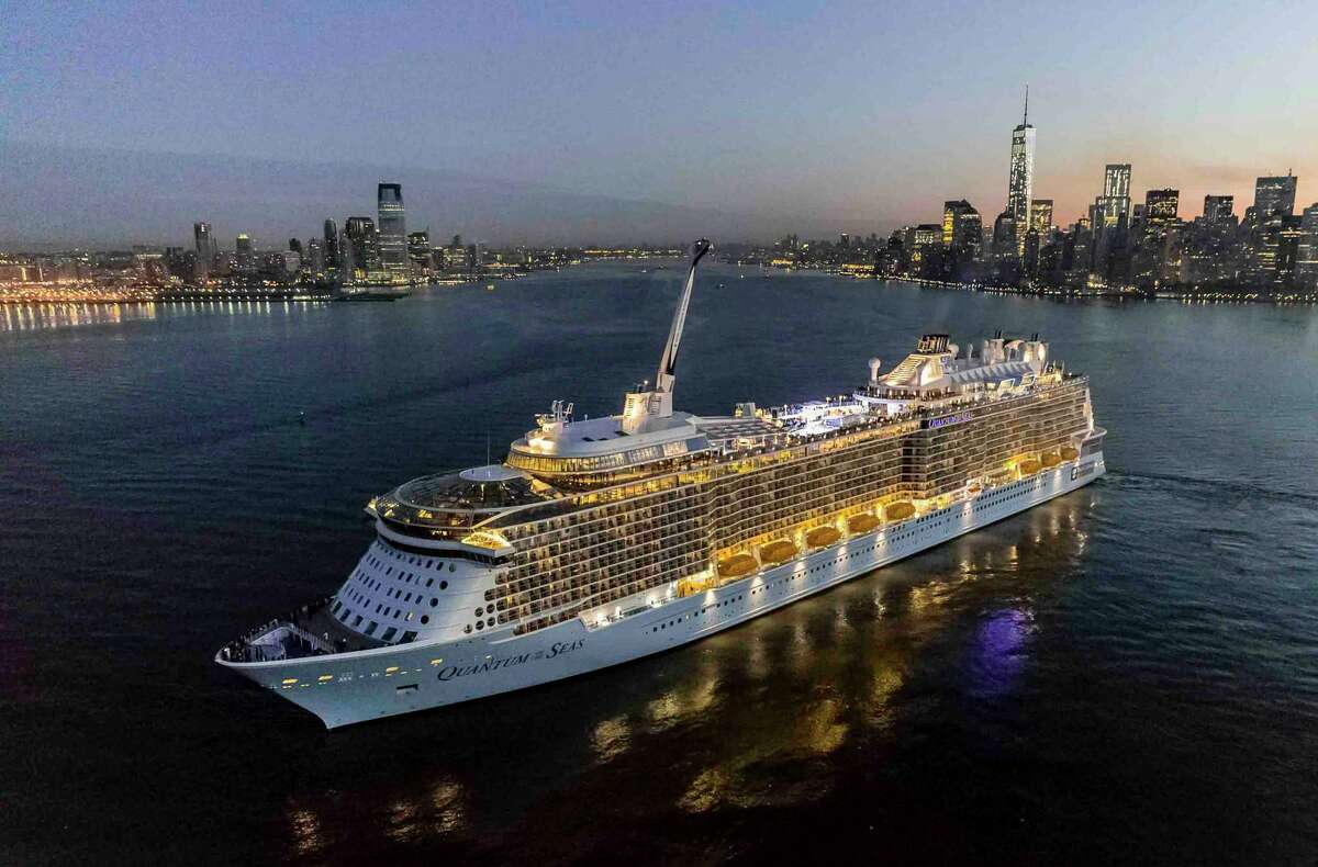 This November photo shows Royal Caribbean cruise line’s new Quantum of the Seas ship sailing into New York Harbor after completing its first trip across the Atlantic. The ship is the first at sea to offer attractions like bumper cars, simulated skydiving and an observation capsule called The North Star, with a bird's-eye view 300 feet above the water.