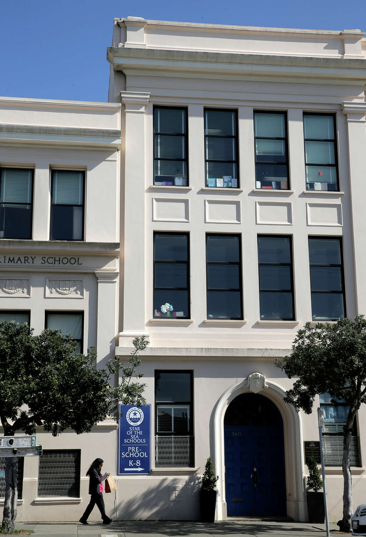 The Star Of The Sea School on 9th Ave. near Geary Blvd. in San Francisco, Ca., Wed. Feb. 18, 2015. Reaction to the Archdiocese of San Francisco distributing a pre-confession document to students at Star of The Sea school that refers to topics that include masturbation, adultery and abortion.