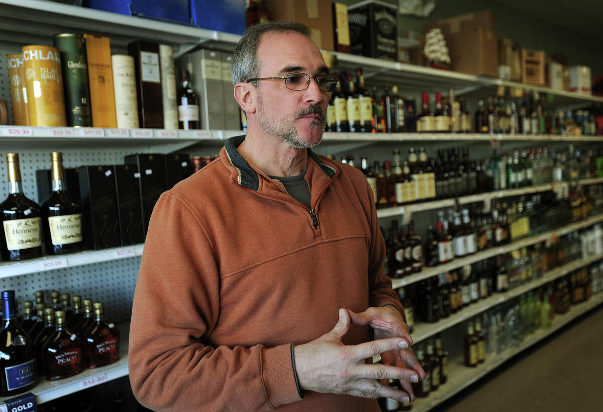 Frank Perillo, owner of Lordship Wine and Liquor in Stratford, thinks the governor's plan to get rid of state minimum pricing will put mom and pop liquor stores like his out of business.
