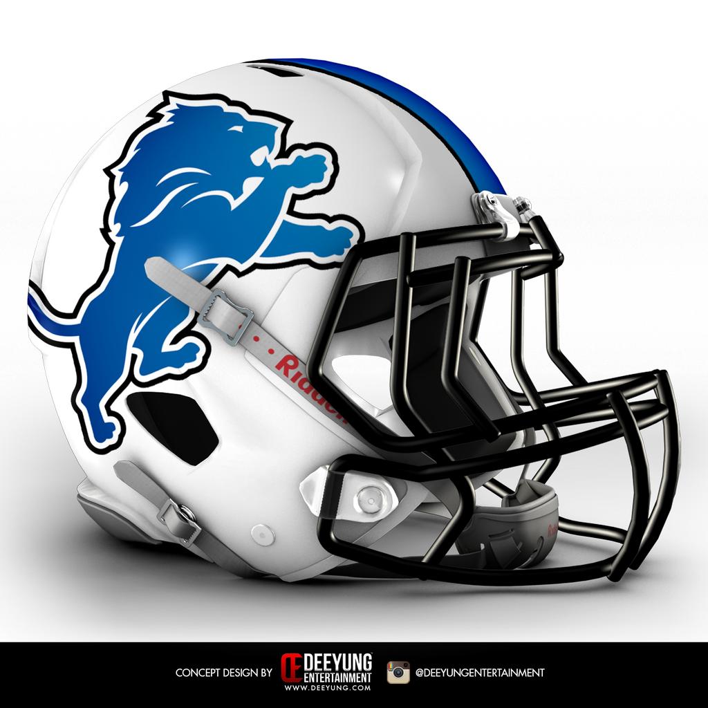 DetroitLions helmet concept! 