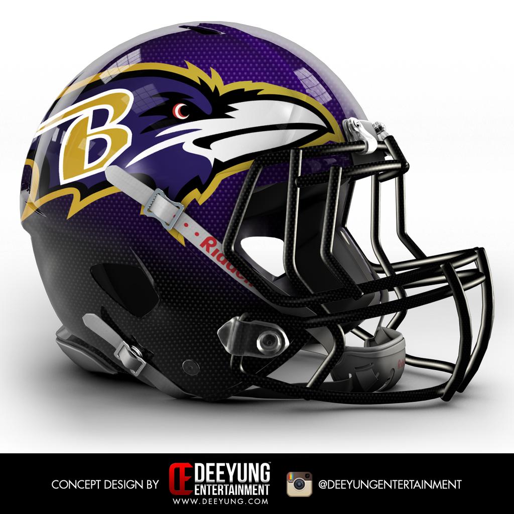 If MLB,NBA and NHL teams wore NFL helmets, this is what they would look like