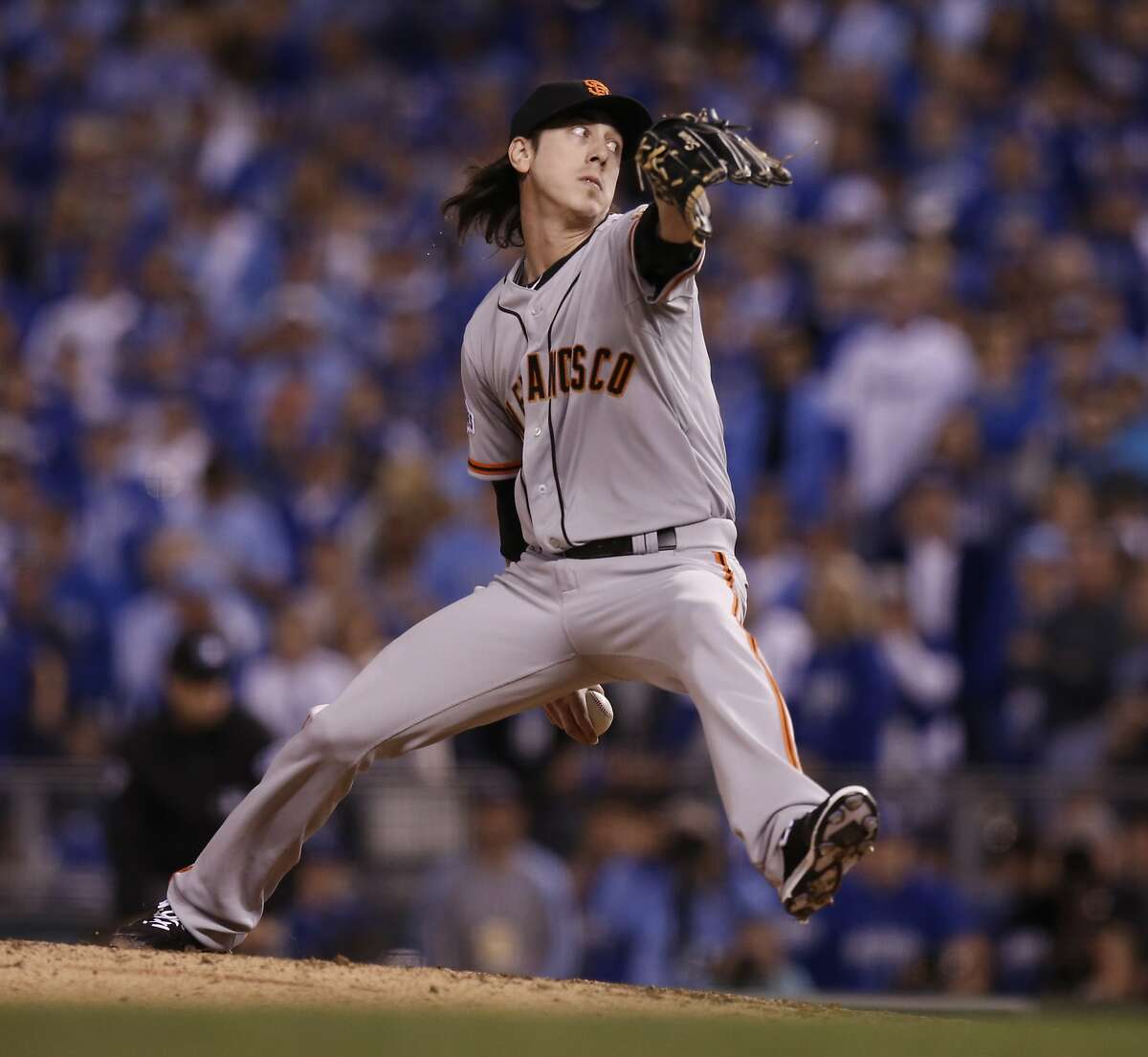 Team-Issued Red Jersey - Tim Lincecum