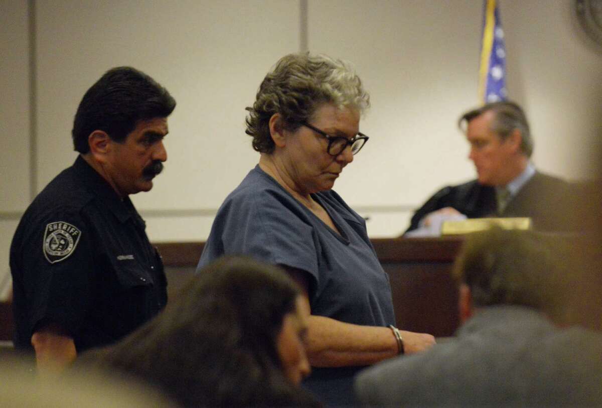 Sandra Briggs, who was convicted in 2012 in the drunk driving death of police officer Sergio Antillon, attends a hearing in 186th District Court to determine if she will receive a new trial. Her attorneys are challenging the legality of the blood draw used to convict her. Jurors sentenced her to 45 years, meaning she will no be eligible for parole until she is 81.