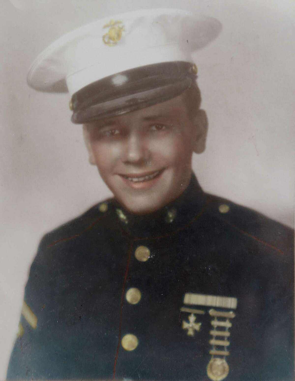 Bill Sherrill, then 15, lied about his age to join the U.S. Marines after Pearl Harbor.