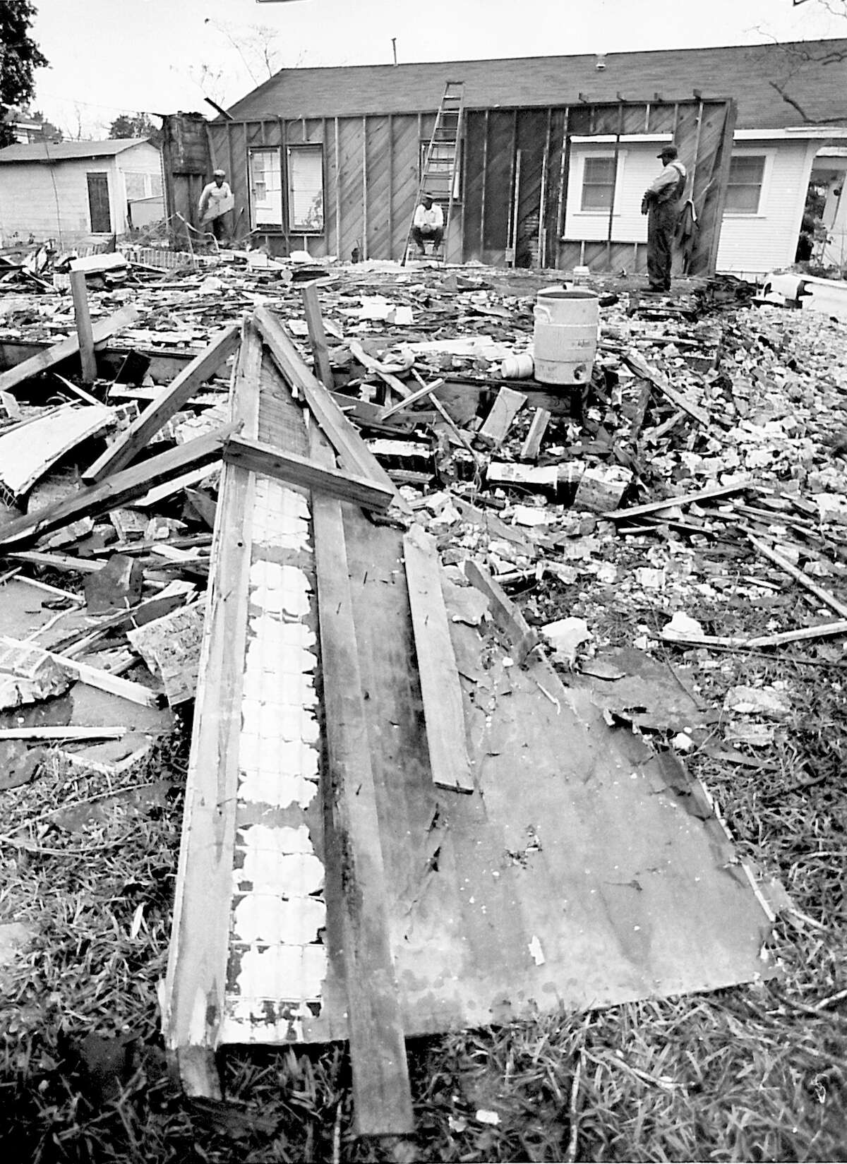 A 1980 photo of the demolished home where Janis Joplin lived until she was 4 years old. One of the bricks from the house that was demolished in the early 80's was recently featured on Pawn Stars. Enterprise file photo