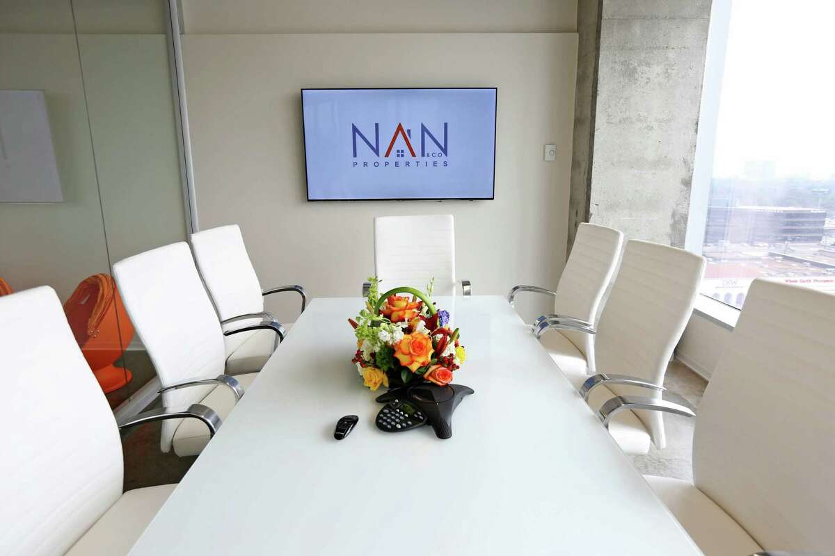 The conference room at Nan and Company Properties in the BBVA Compass Building Friday, Feb. 6, 2015, in Houston, Texas. ( Gary Coronado / Houston Chronicle )