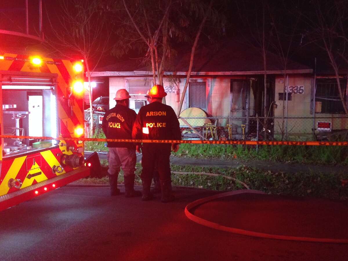 A firefighter was taken to the hospital on Thursday after a home blaze in the 6400 block of England.