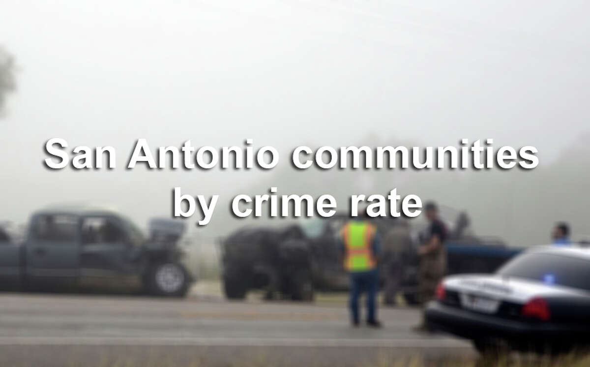 Scroll through the slideshow to see which cities and towns in the San Antonio-New Braunfels metropolitan area have the highest crime rates.