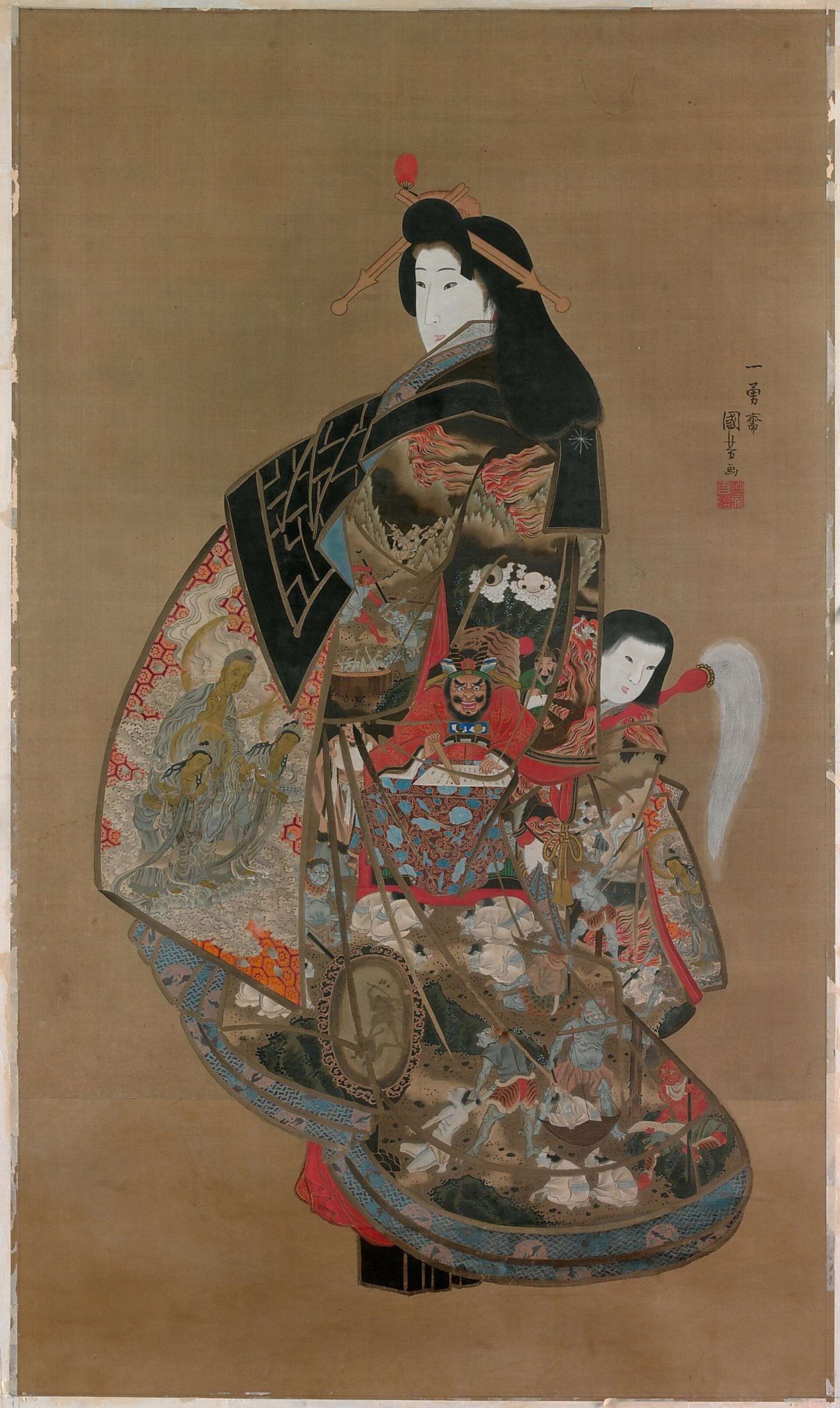 Fateful attractions of Old Japan's fallen world
