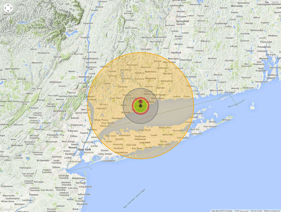 What a nuclear bomb falling on Houston and other cities would look like ...