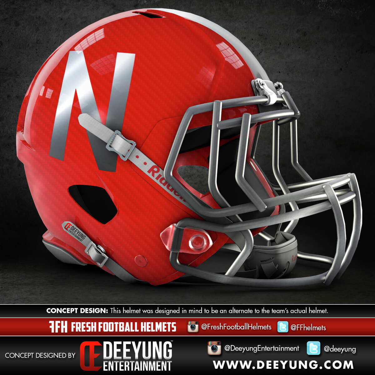 Artist creates concept helmets for NCAA football teams