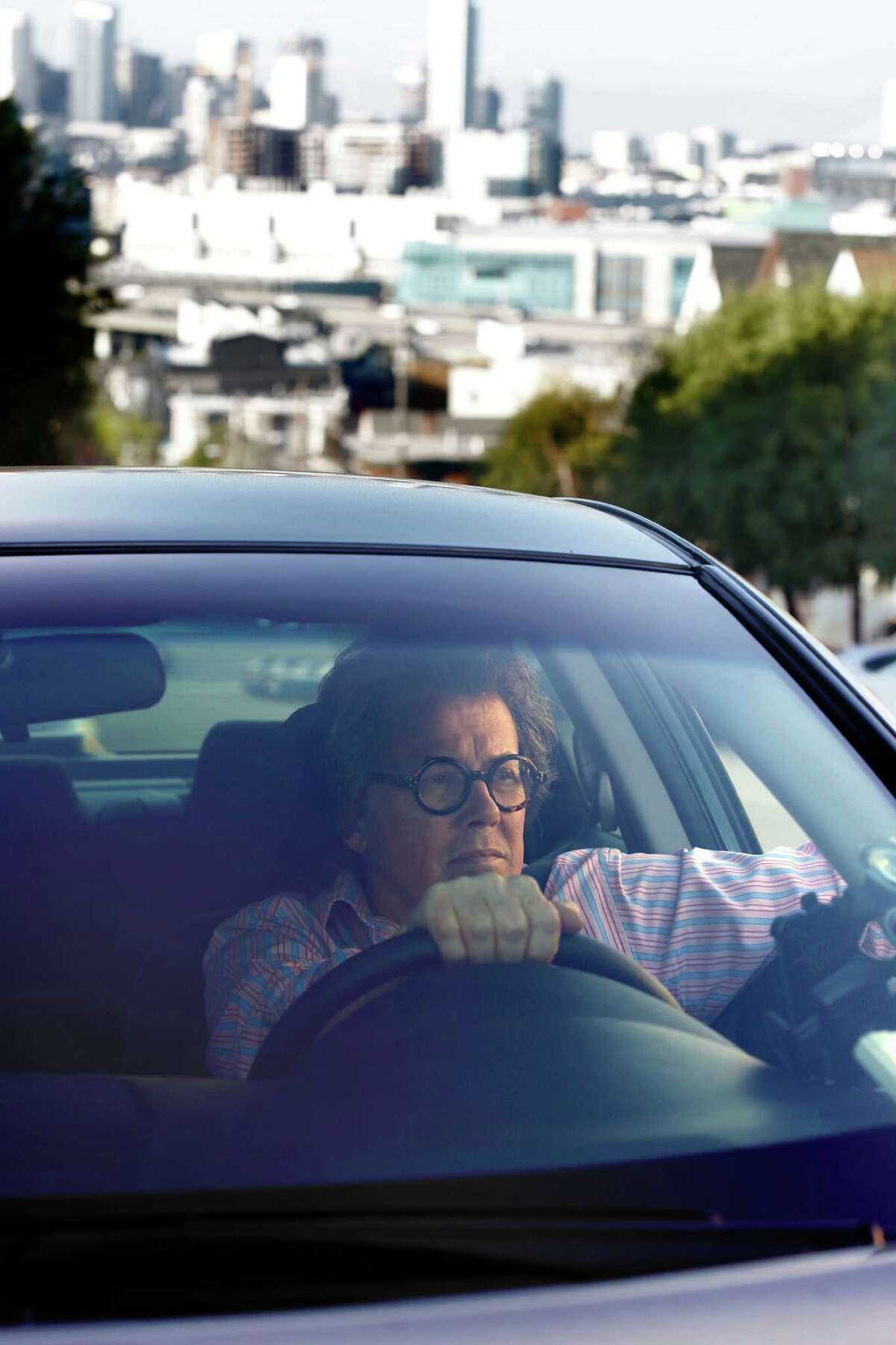 Artist Peter Ashlock, who drives for Uber and Lyft in San Francisco, has some tax headaches.