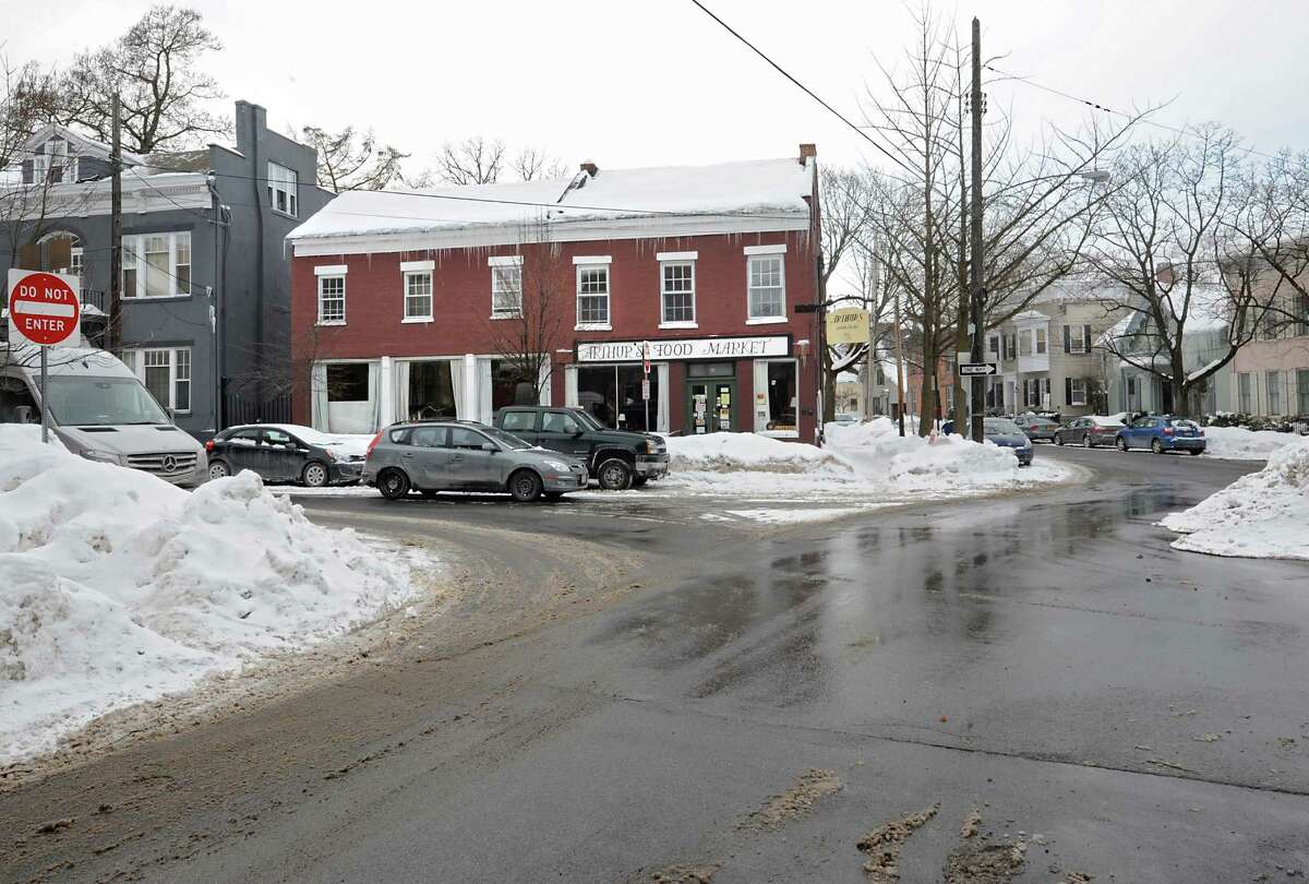 Exterior of Arthur's Market at the center of Schenectady's Stockade Neighborhood on Thursday, Feb. 19, 2015 in Schenectady, N.Y. A push is on to save the grocery store, restaurant and performance space. (Lori Van Buren / Times Union)