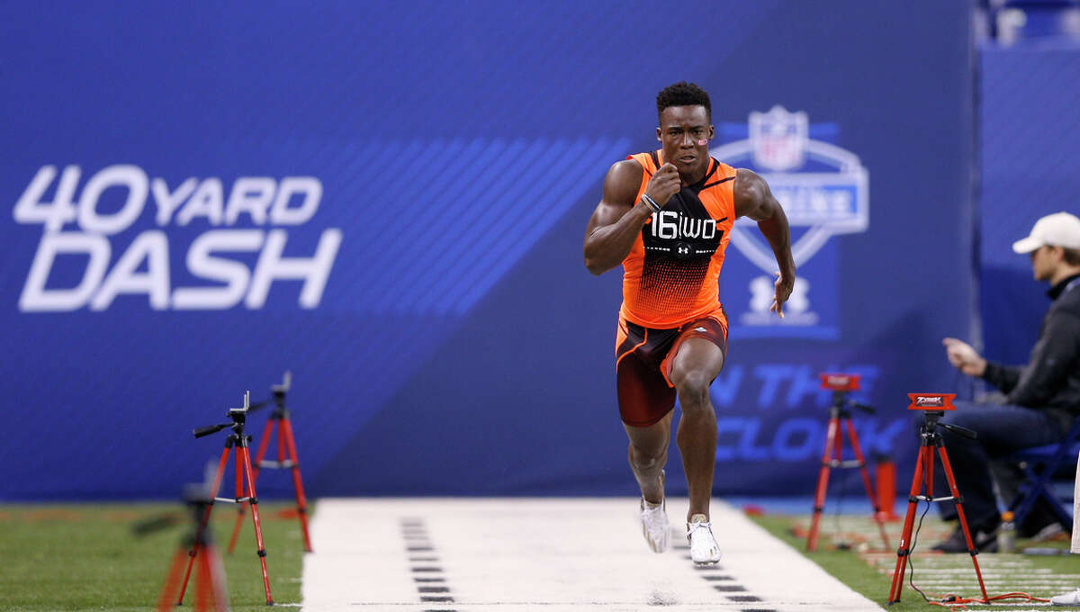 Wide receiver Phillip Dorsett of the University of Miami ran the second-fastest time among wide receivers in the 40-yard dash at the NFL combine.
