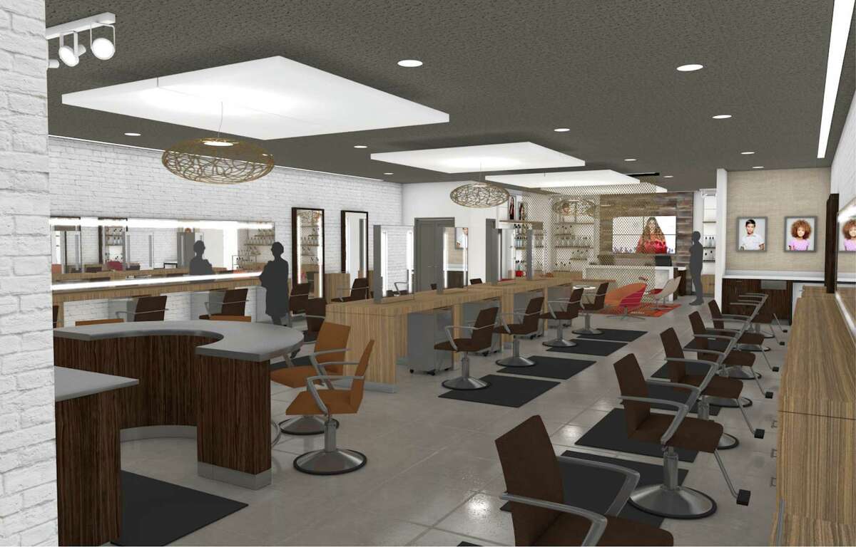 This artist's rendering shows the design for its new hair salons, which will be called The Salon by InStyle, at the department store chain's flagship locations in Dallas and Los Angeles.
