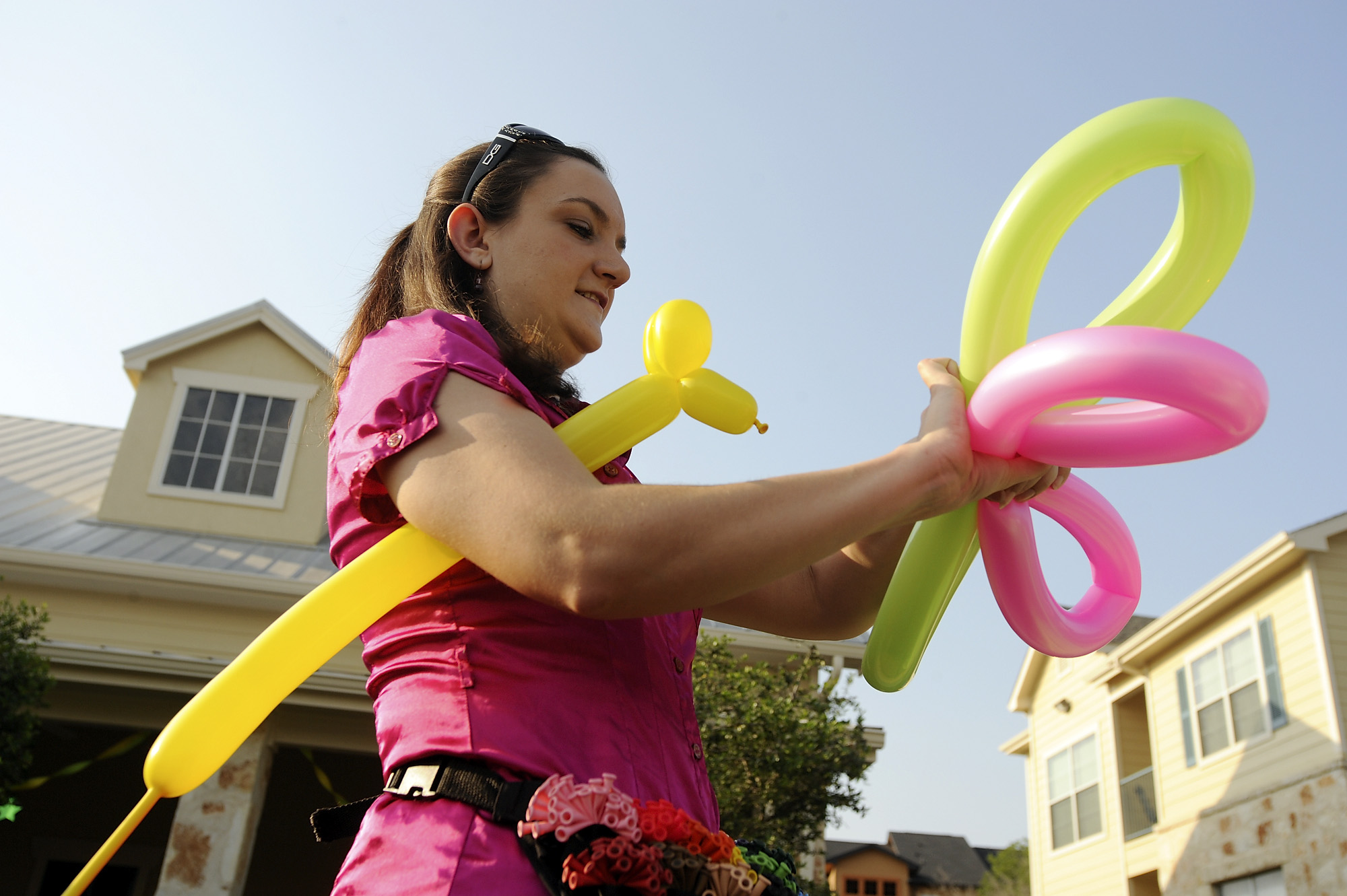 Artist's work twists and turns