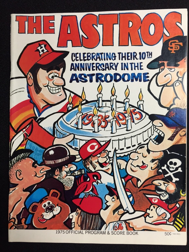 Houston Astros - 1974 Official Astros Program/Scorebook vs