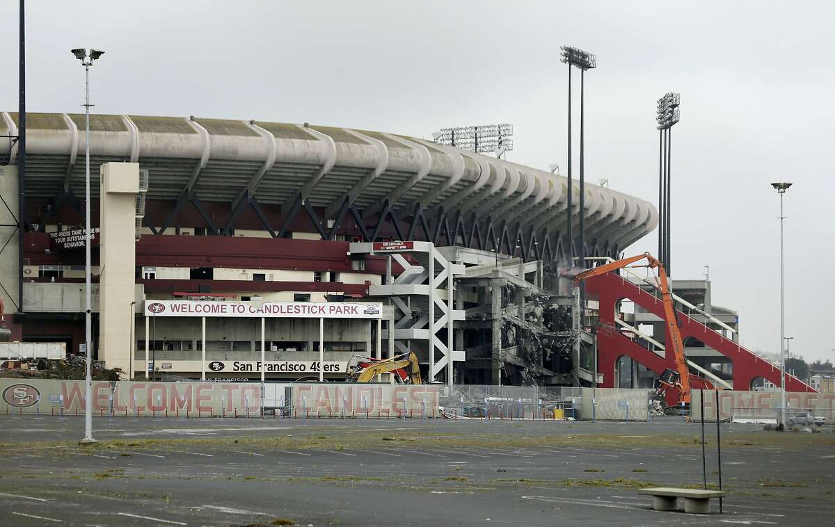 Candlestick Park is just a few sad sections away from total demolition